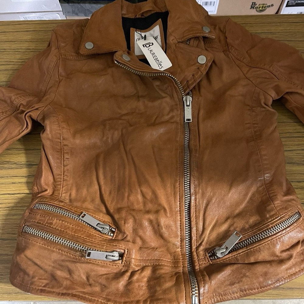 Chelsea Deboer Leather Jacket W Tags Sz Small